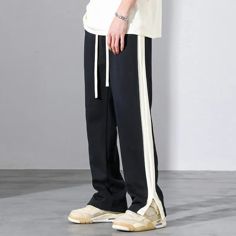 Versatile Draping Trendy Floor-Length Straight Pants Loose Fit Sweatpant