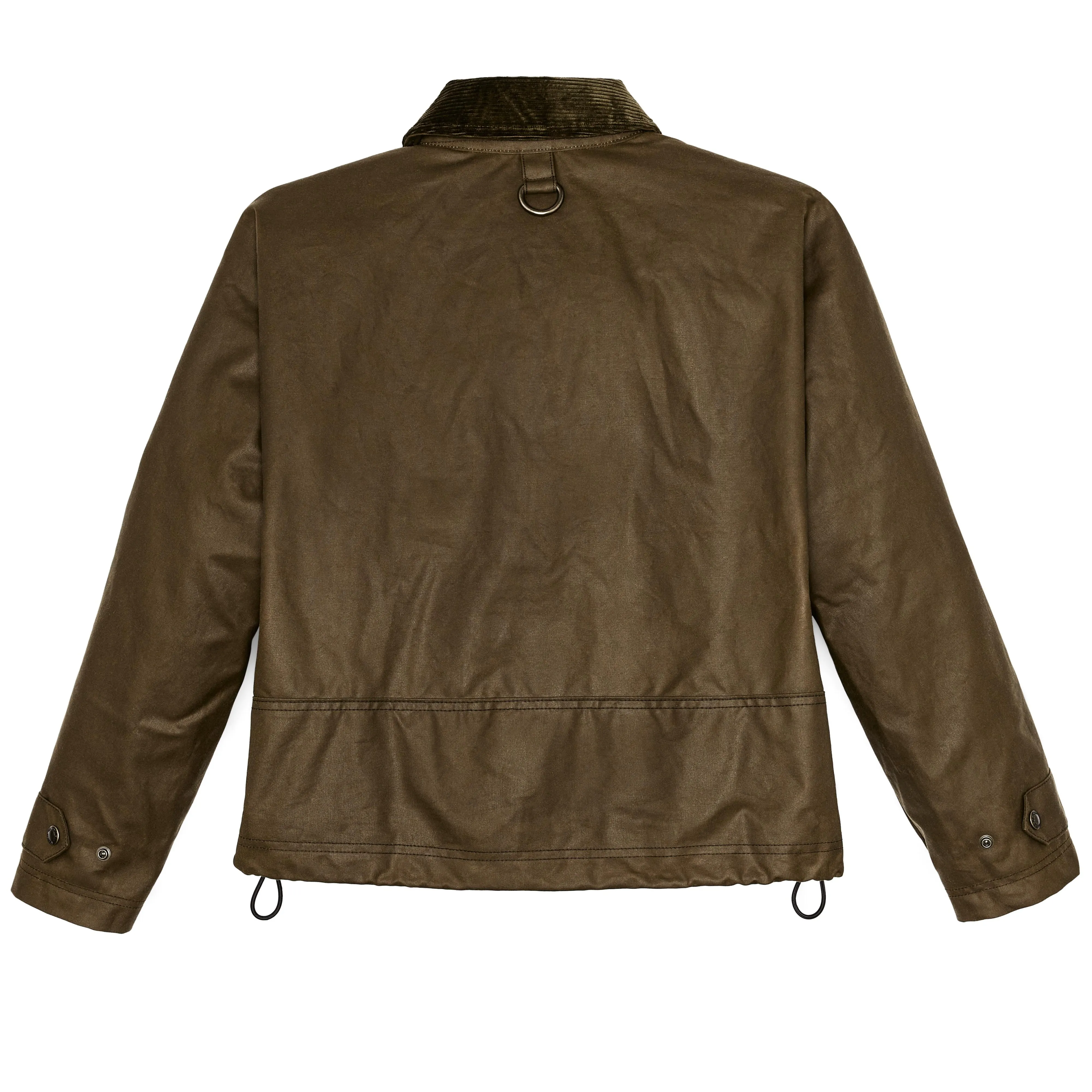 Women's Shelter Cloth Short Work Jacket- Dark Tan